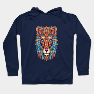 Lion Mandala Animal Ilustration Hoodie